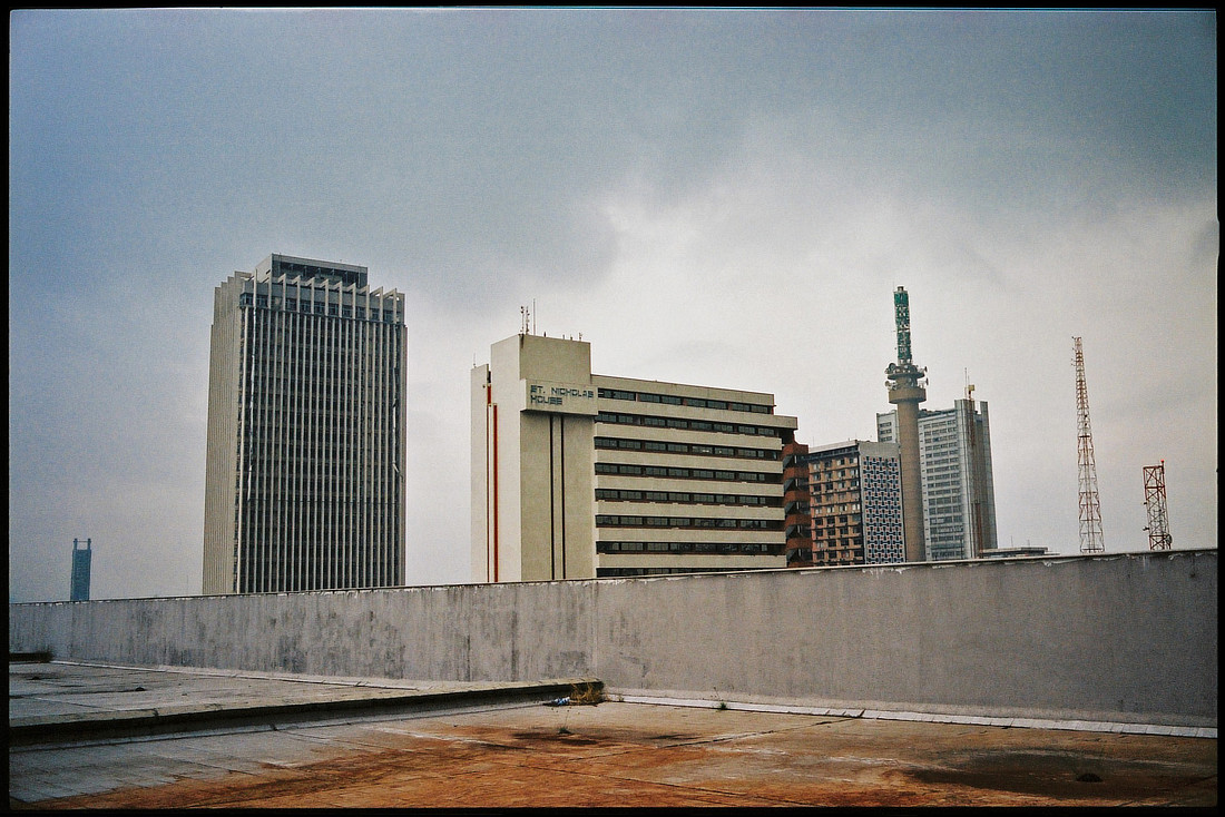 Lagos, Nigeria - view from a rooftop